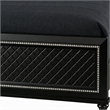 Bowery Hill Wood Tufted Panel Queen Bed in Metallic Gray