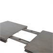 Bowery Hill 7-Piece Wood Dining Table Set in Grey and Stone Grey