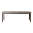 Bowery Hill 7-Piece Wood Dining Table Set in Grey and Stone Grey