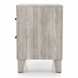 Bowery Hill 2-Drawer Wood Nightstand in Washed White Finish