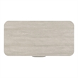Bowery Hill Modern Solid Rubberwood 5-Drawer Chest in Dusty Gray