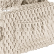 Bowery Hill Modern 2-Arm Taupe Oversized Chaise with Storage Pocket