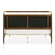 Bowery Hill Full 3-Piece Bedroom Set in Solid Wood Walnut