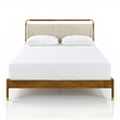 Bowery Hill Solid Wood King 4-Piece Bedroom Set in Walnut