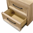 Bowery Hill Solid Wood King 2-Piece Bedroom Set in Natural