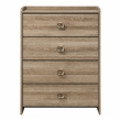 Bowery Hill Queen 4-Piece Bedroom Set in Dusty Oak Finish