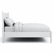 Bowery Hill Solid Wood Queen Platform Bed in White