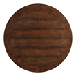 Bowery Hill Solid Wood Coffee Table with Lower Shelf in Distressed Espresso