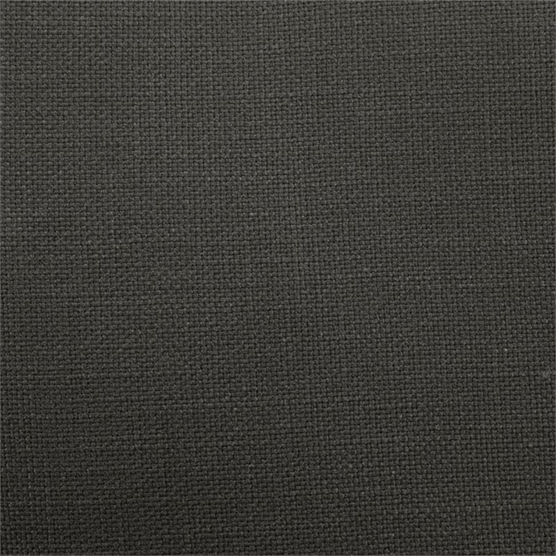 Bowery Hill Transitional Fabric Upholstered Loveseat in Gray