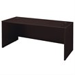Pemberly Row 72W Desk Shell in Mocha Cherry