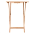 Pemberly Row 5-Piece Transitional Solid Wood TV Table with Stand in Natural