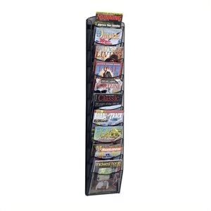 pemberly row 10-black onyx magazine rack