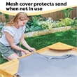 Pemberly Row Reinforced Wood Panels Backyard Sandbox