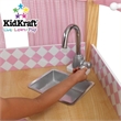 Pemberly Row Plastic Grand Gourmet Corner Kitchen with Metal Accessories