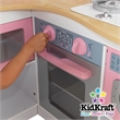 Pemberly Row Plastic Grand Gourmet Corner Kitchen with Metal Accessories