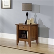 Pemberley Row Wood Oiled Oak Nightstand Rectangular 24