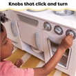 Pemberly Row Wood White Vintage Play Kitchen in Multi-Color Finish