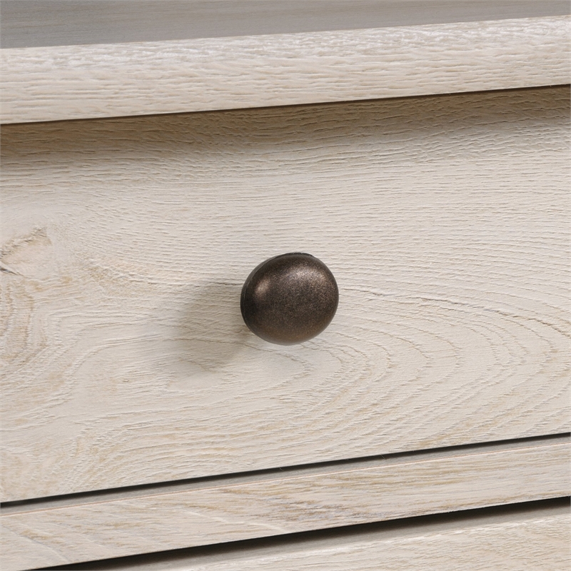 Pemberly Row 2-Door Wood Utility Stand in Distressed Estate Black