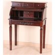 Pemberly Row Roll Top Desk in Dual Walnut Stain