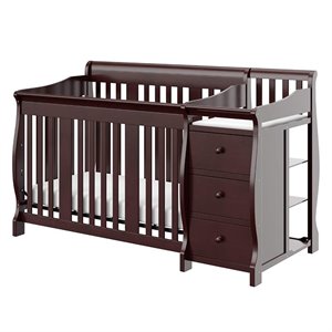 pemberly row 4-in-1 convertible crib and changing table set