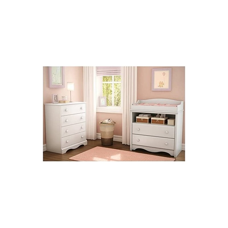 Pemberly Row Changing Table in Pure White