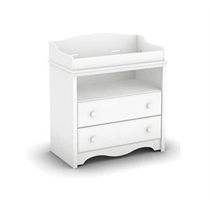 pemberly row changing table in pure white