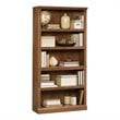 Pemberly Row Traditional Engineered Wood 5-Shelf Bookcase in Oiled Oak