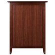Pemberly Row Transitional Solid Wood Nightstand with Drawer in Walnut