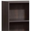 Pemberly Row 3-Shelf Modern Engineered Wood Bookcase in Cinnamon Cherry