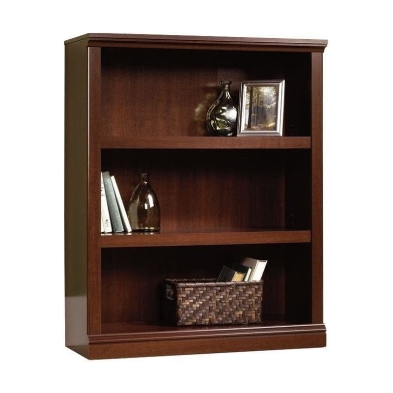Pemberly Row 3 Shelf Bookcase in Select Cherry PR421955