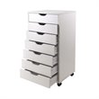 Pemberley Row Composite Wood White Storage Cabinet Rectangular 35.35
