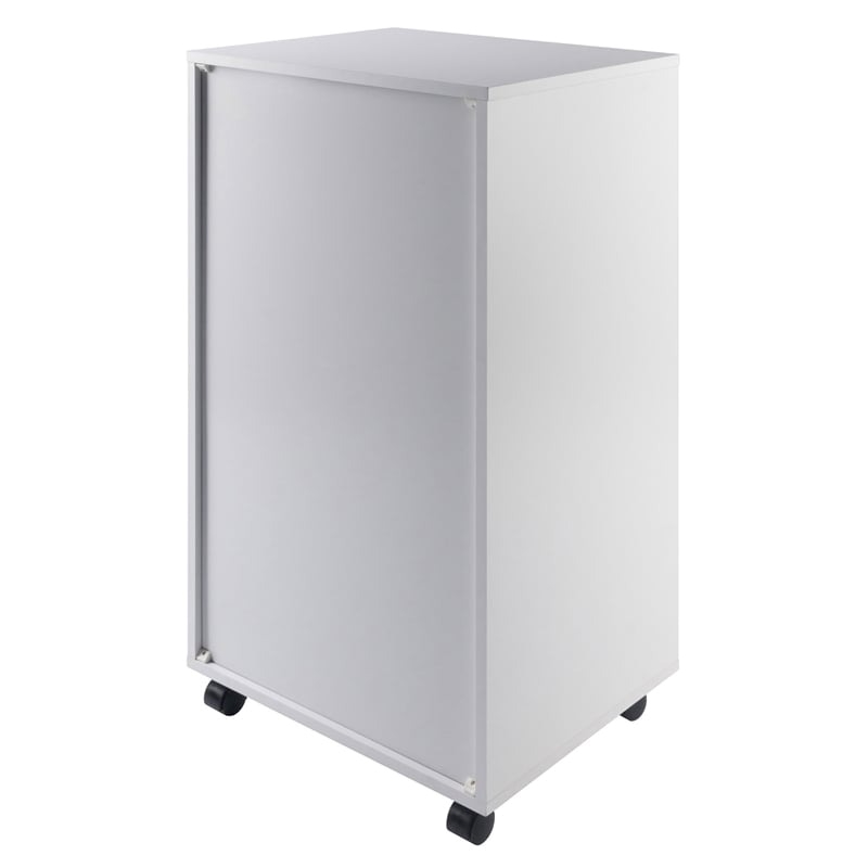Pemberley Row Composite Wood White Storage Cabinet Rectangular 35.35