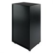 Pemberly Row 7-Drawer Modern Composite Wood Storage Cabinet in Black