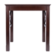 Pemberly Row 3-Piece Transitional Solid Wood Nesting Table in Cappuccino