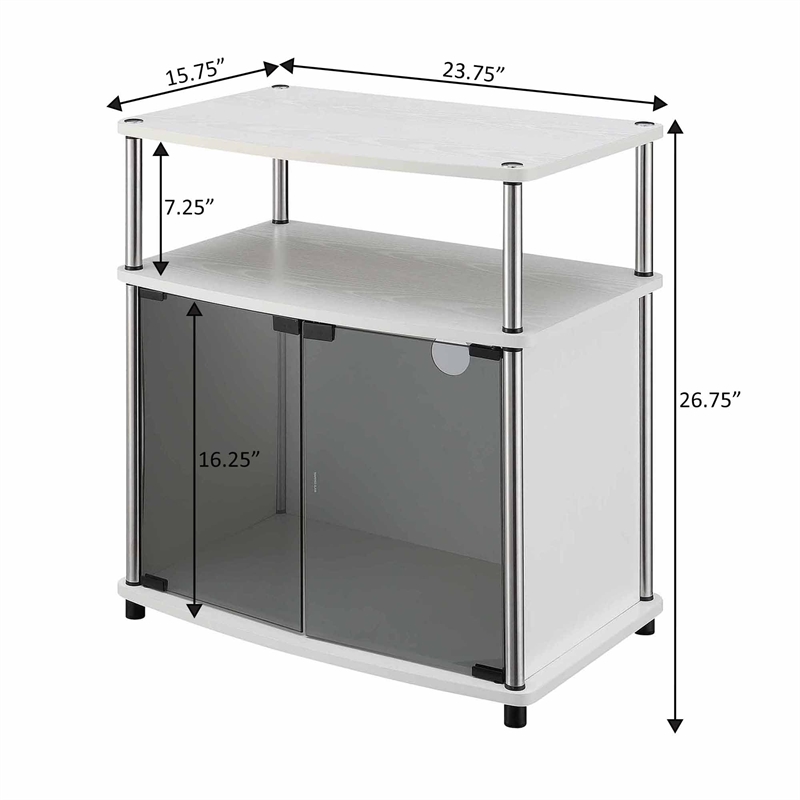 Pemberly Row Transitional Wood TV Stand for TVs up to 27
