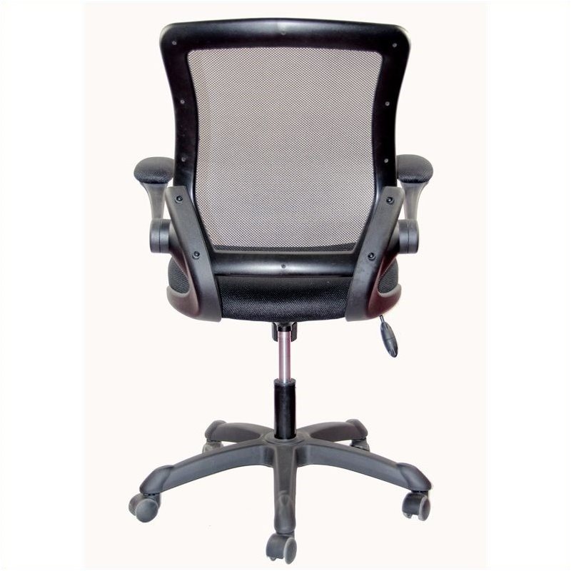 Pemberly Row Mesh Task Office Chair in Black