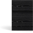 Pemberly Row Contemporary Wood 6-Drawer Double Dresser in Black