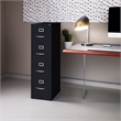 Pemberley Row Metal Black Filing Cabinet Vertical Lockable 52