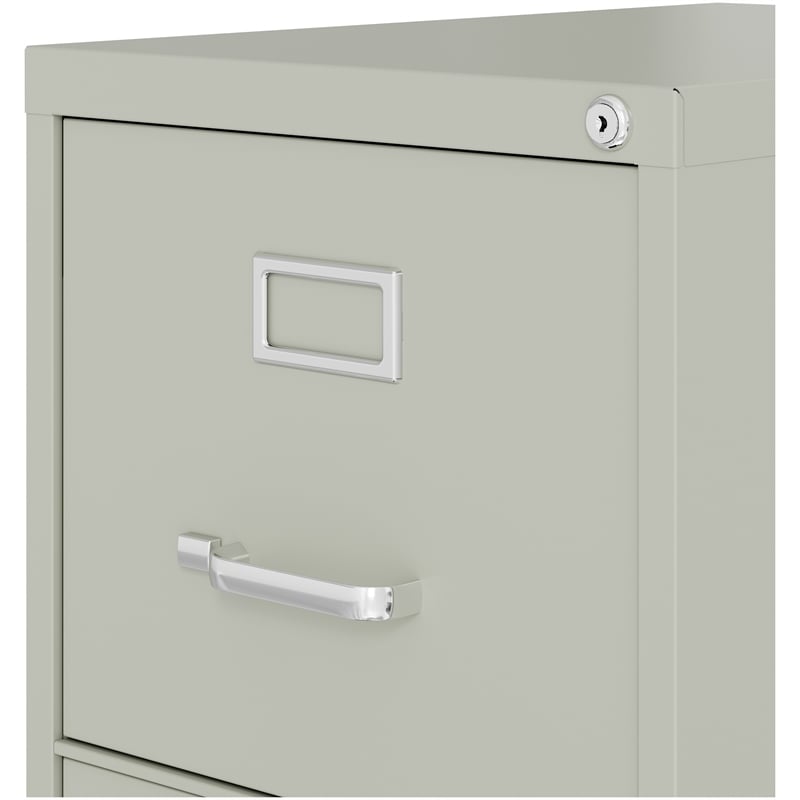 Pemberly Row Modern 4-Drawer Vertical Metal Filing Cabinet - Thumbnail 3