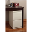 Pemberly Row 2 Drawers Vertical Beige Metal Filing Cabinet Pre-assembled