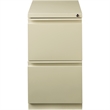 Pemberly Row 2 Drawers Vertical Beige Metal Filing Cabinet Pre-assembled