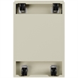 Pemberly Row 2 Drawers Vertical Beige Metal Filing Cabinet Pre-assembled