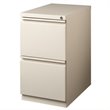 Pemberly Row 2 Drawers Vertical Beige Metal Filing Cabinet Pre-assembled