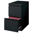 Pemberly Row 2 Drawers Vertical Black Metal Filing Cabinet Pre-assembled