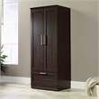 Pemberly Row Modern Engineered Wood Wardrobe Armoire with 1-Drawer in Dakota Oak