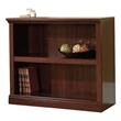 Pemberly Row 2 Shelves Clean Style Engineered Wood Bookcase in Cherry