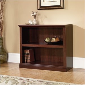 pemberly row 2 shelf traditional bookcase