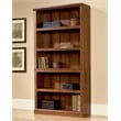 Pemberly Row 5-Shelf Modern Engineered Wood Bookcase in Washington Cherry