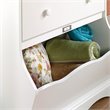 Pemberly Row 3 Drawer Chest in Soft White Finish