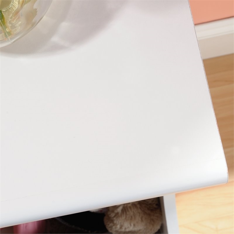 Pemberly Row Traditional Engineered Wood Bookcase/Footboard in White